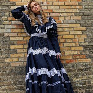 Vintage 1960s Escaramuza Charra Dress